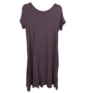 ANNABELLE LAVENDER AT THE KNEE SHIRT DRESS